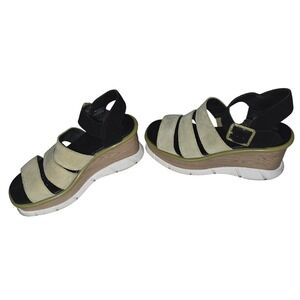 Sorel Cameron Flatform Sandals Womens 5 EU 36 Suede Chunky Sport